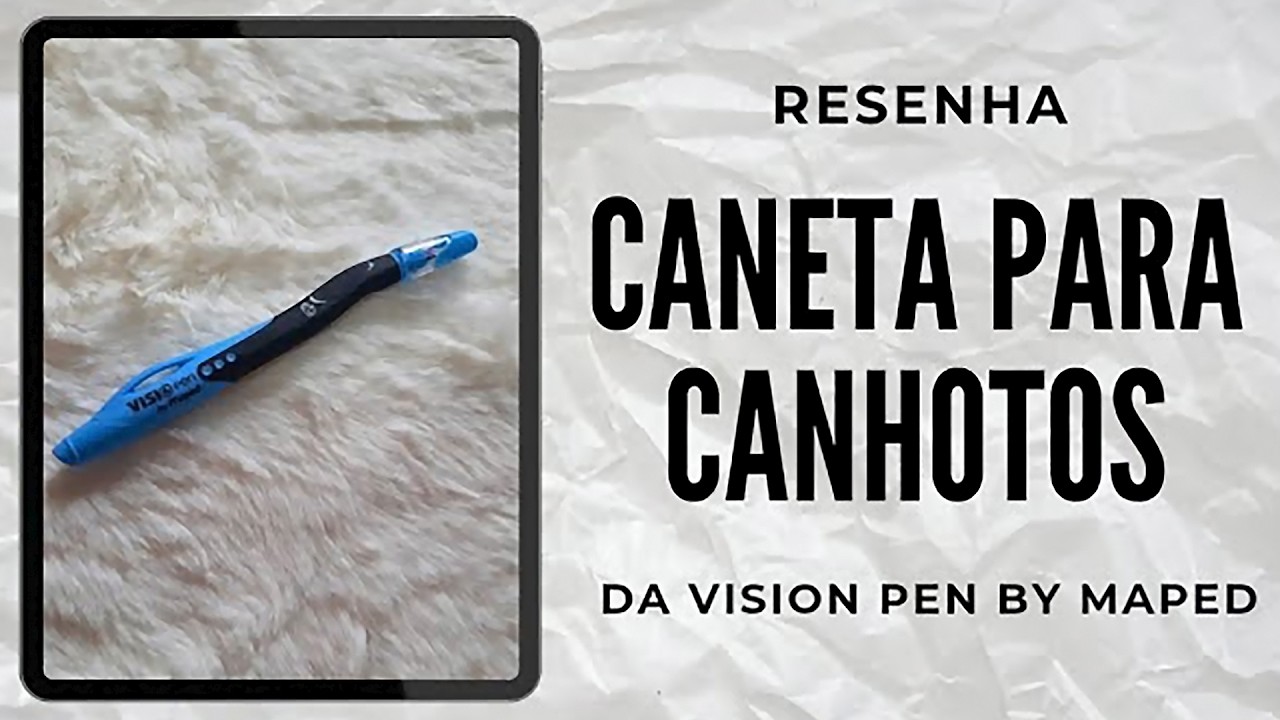 CANETA PARA CANHOTO VALE A PENA? 🤔TESTEI a Vision Pen by Maped - Conforto Sem Dor - Dica Caligrafia