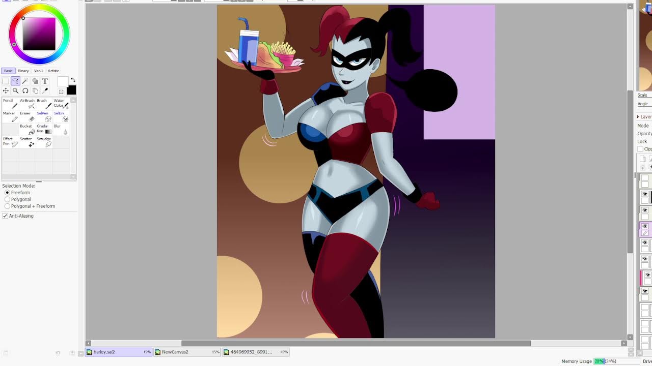 Let’s Draw Harley Quinn !
