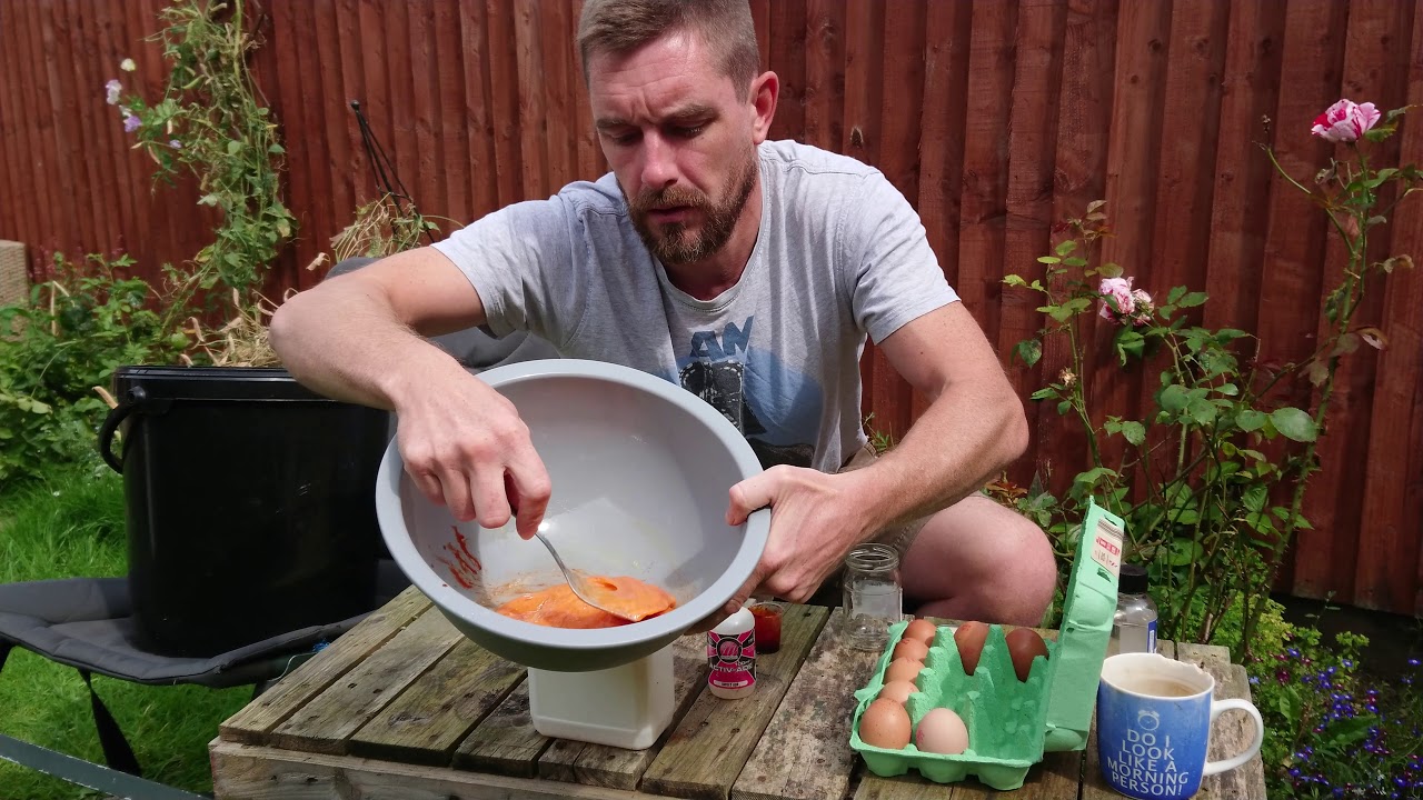 Making boilie paste (part 1)