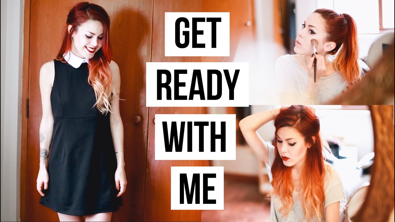 GET READY WITH ME: Hair, Makeup & Outfit