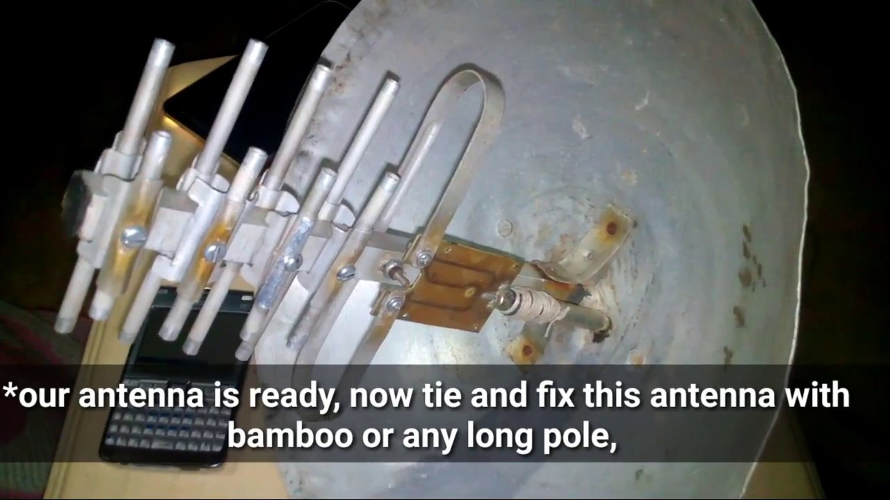 Homemade 2g/3g/4g antenna/signal booster to boost signal and internet speed