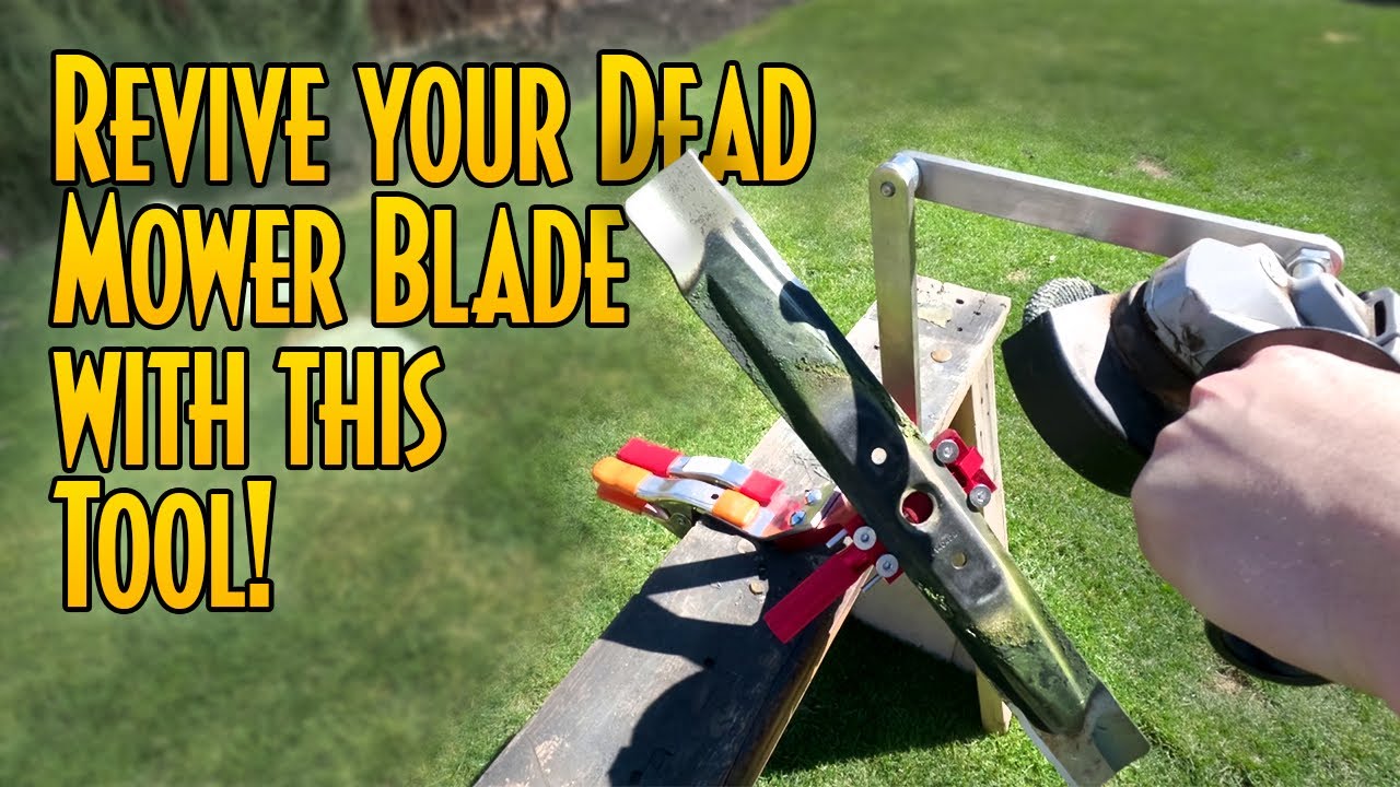 Sharpen Mower Blades in SECONDS! | GSTP 5005 Review & Demo