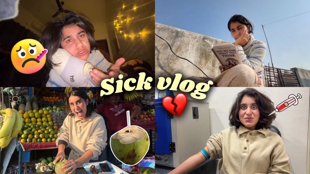 Got sick alone at home😭 Vlog
