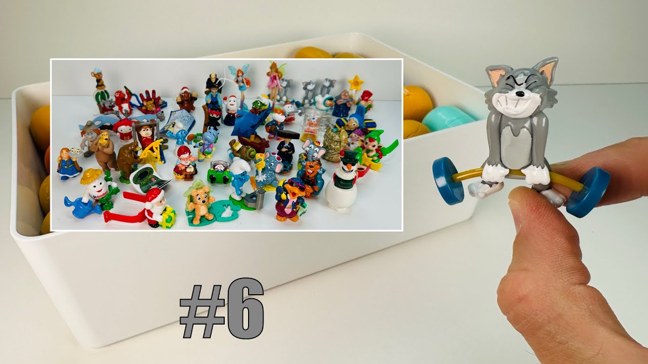 50 OLD Kinder Surprise Unboxing #6. Распаковка Старых Киндер Сюрпризов.Выпуск 6.Alte &Uuml;-Ei Unboxing 6