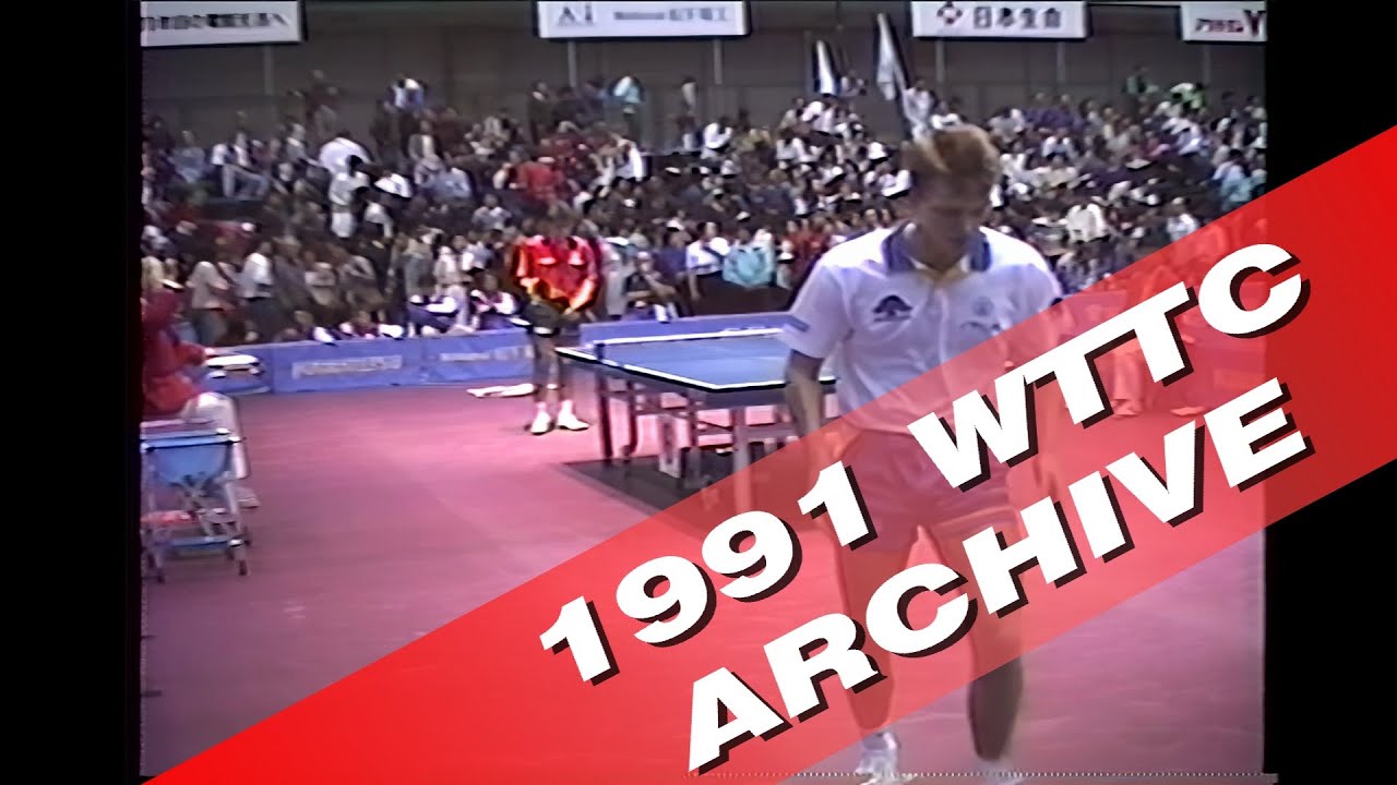 1991 World Championships - Men's Singles: Peter Karlsson (SWE) - Jean Philippe Gatien (FRA)