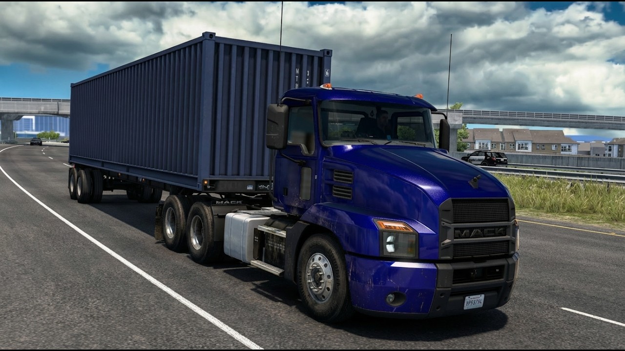 ATS Mack Anthem Day Cab 345cv Leche en Polvo San Franscisco-Modesto 129MILLAS