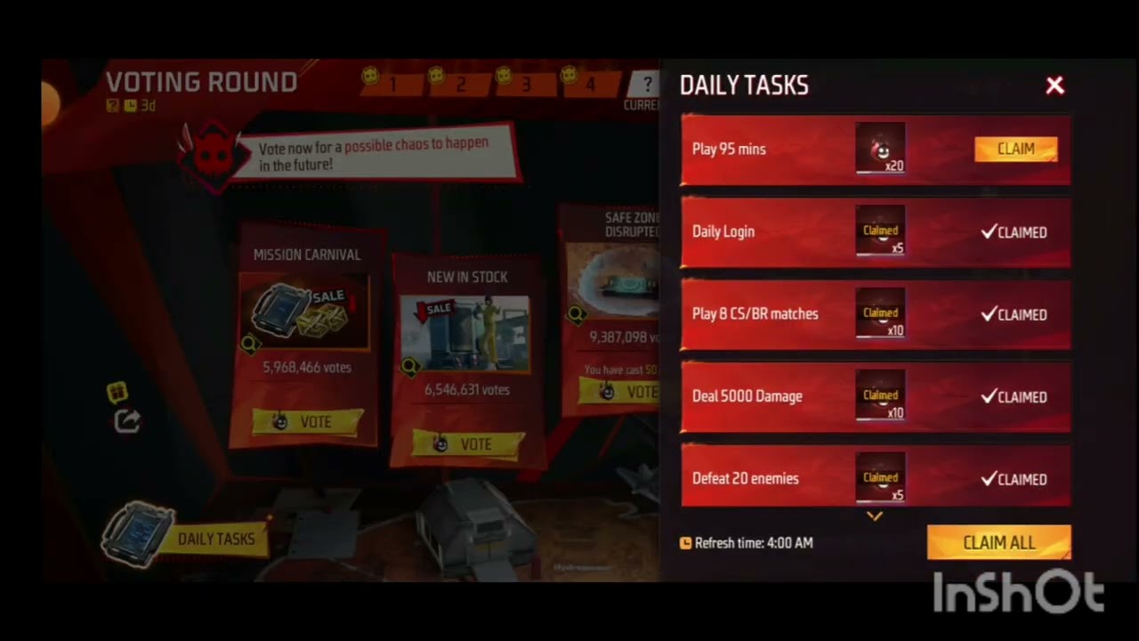 Free Fire | chaos event bundle opening | Evil inner bundle gameplay soon | #ff