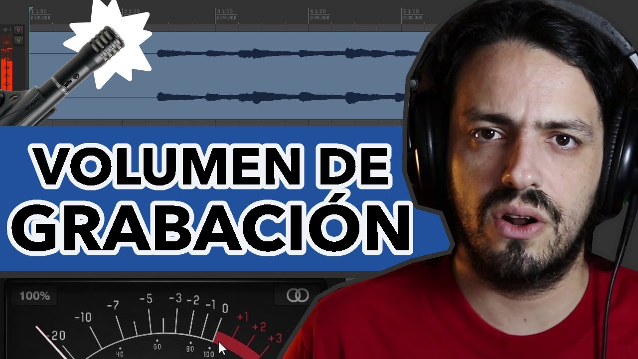 ¿A qué VOLUMEN grabar?