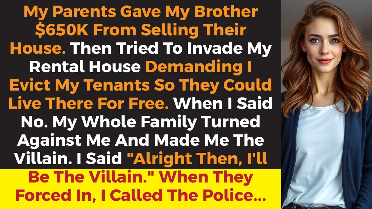 My Parents Gave My Brother $650K From Selling Their House. Then Turned Against Me When I Refused...