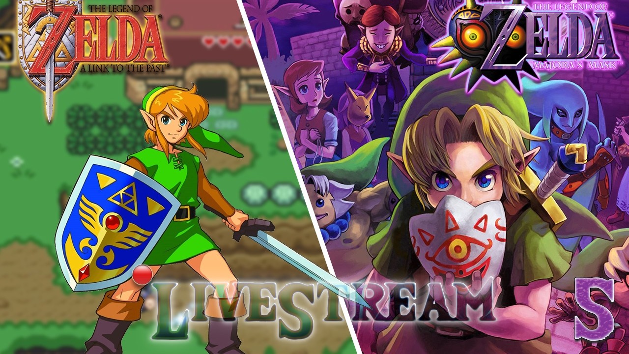 🔴 The Legend of Zelda: A Link to the Past + Majora’s Mask #5 | LiveStream🎮✨
