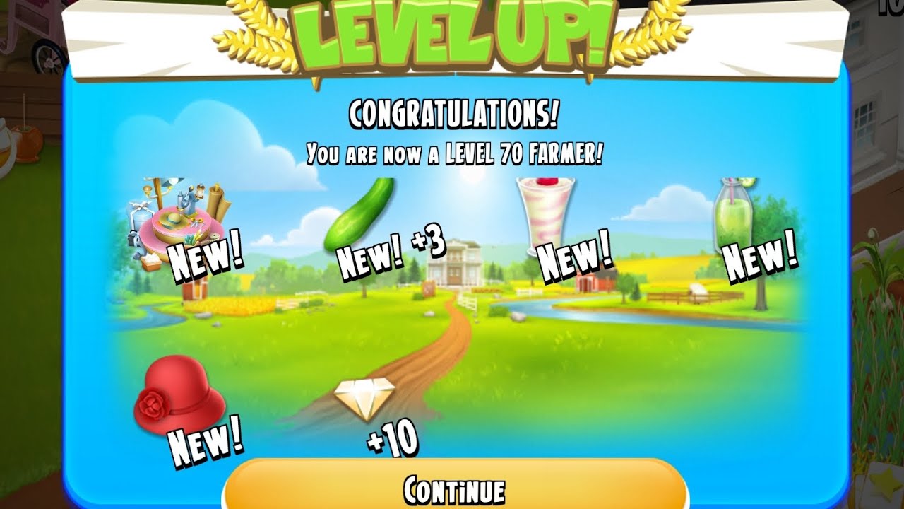 Hay Day level 70 upgrade ❤️ | 100 help to a farm | My Farm Story