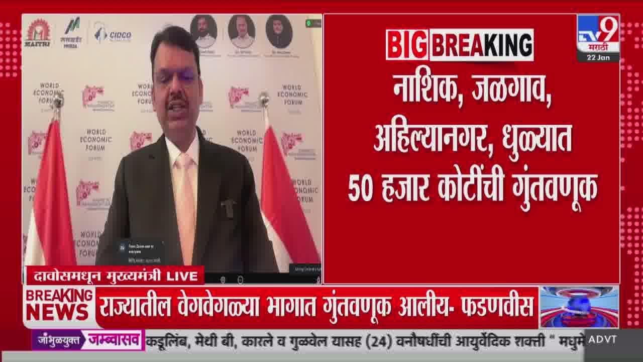 Devendra Fadnavis | नाशिक,जळगाव,अहिल्यानगर,धुळ्यात 50 हजार कोटींची गुंतवणूक
