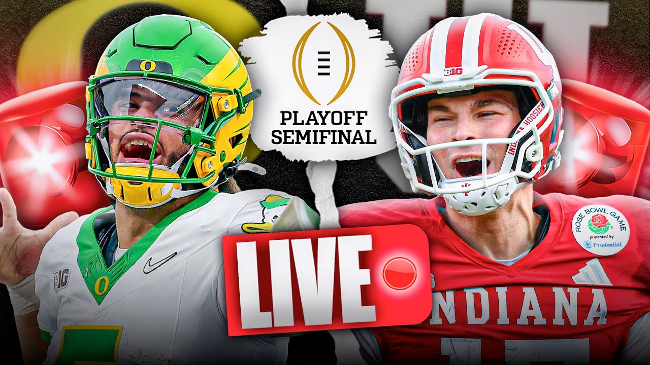Oregon vs Indiana LIVE | Peach Bowl SHOWDOWN | Pregame Show Preview & Predictions ✅