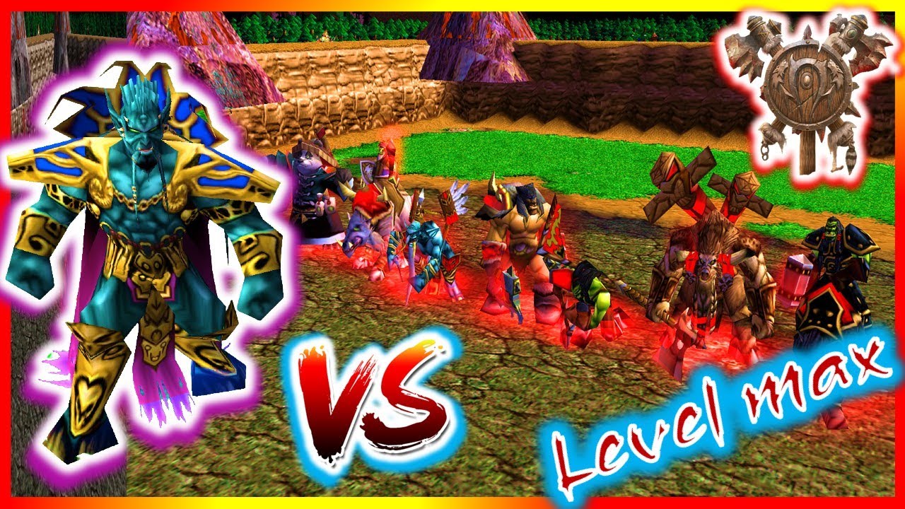 Warcraft 3 archimonde vs orcs heroes