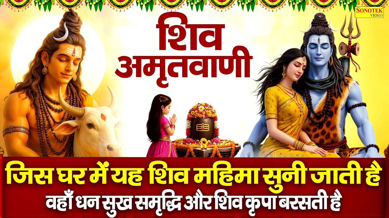 सोमवार Special भजन | शिव अमृतवाणी,चौपाई व मंत्र | Somwar Vrat Katha | Nonstop Shiv Ji Ke Bhajan 2026
