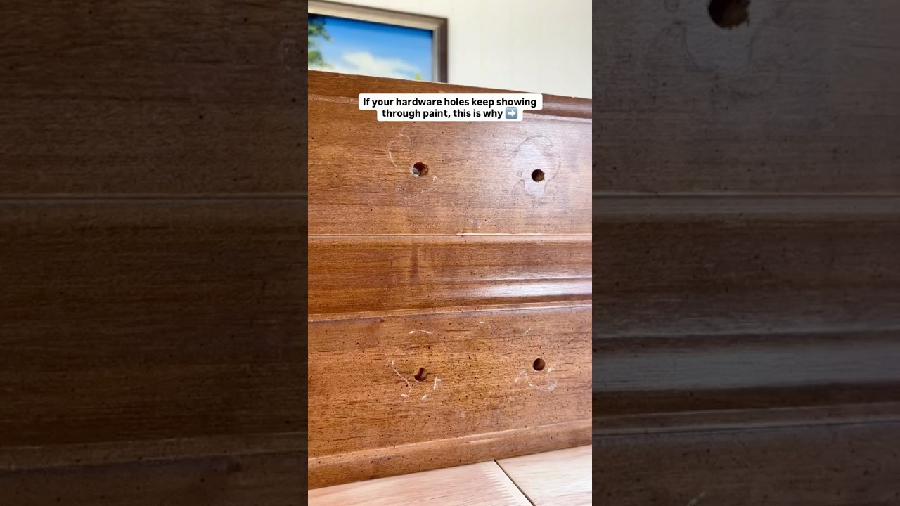 How Furniture Flippers Make Hardware Holes Disappear for Good 