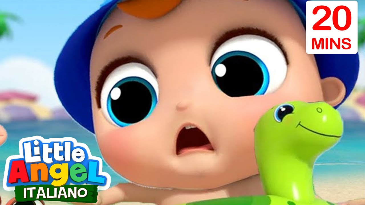 Una giornata al mare | Cartoni Animati con Gianni Piccino - Little Angel Italiano