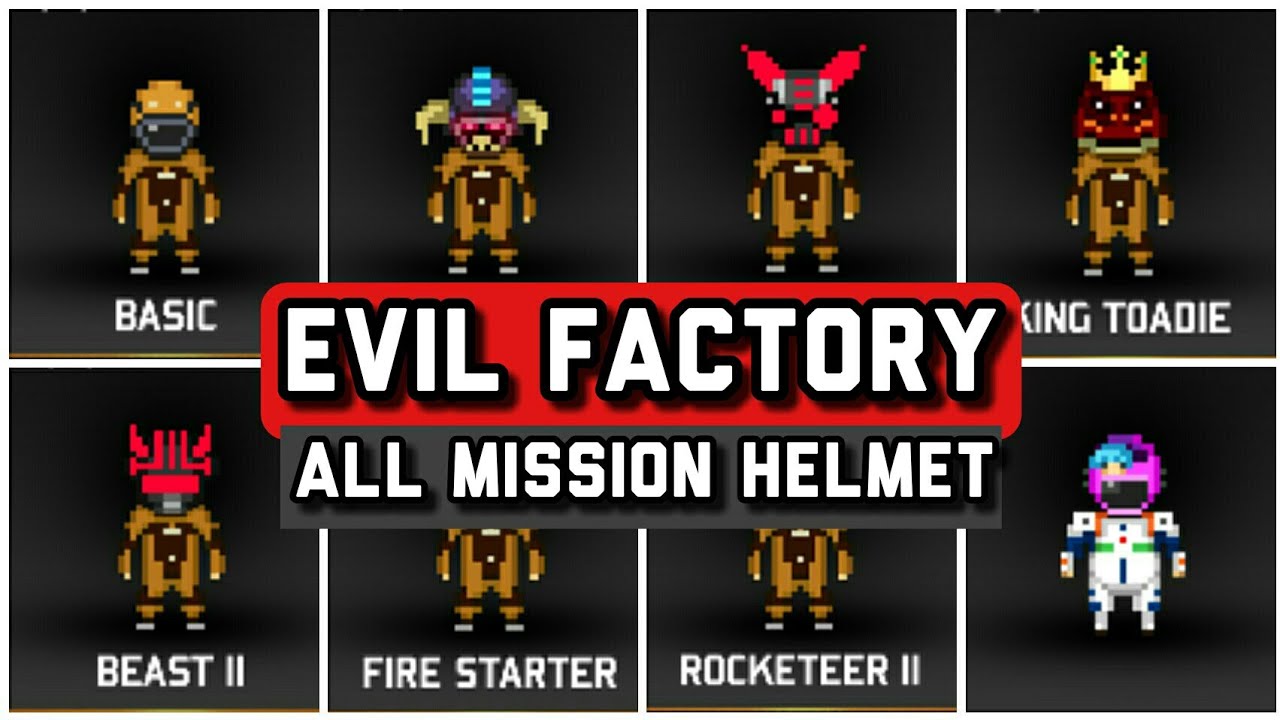 All helmet on Evil Factory
