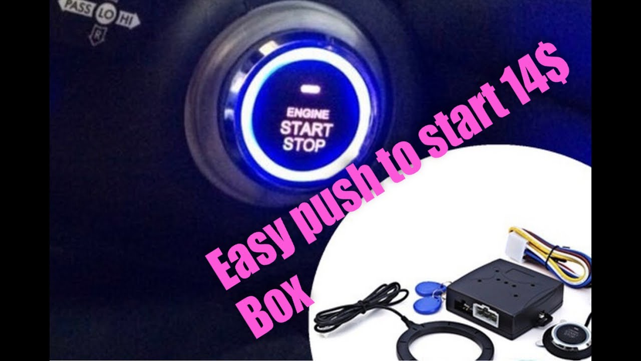 14$ keyless entry push to start button system for car and truck