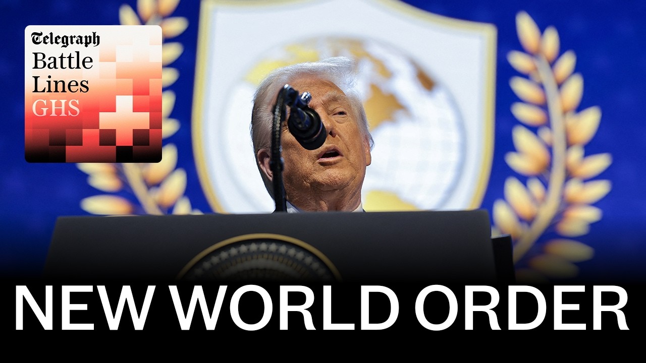 Trump's Board of Peace signals a new world order. This war is it's first test