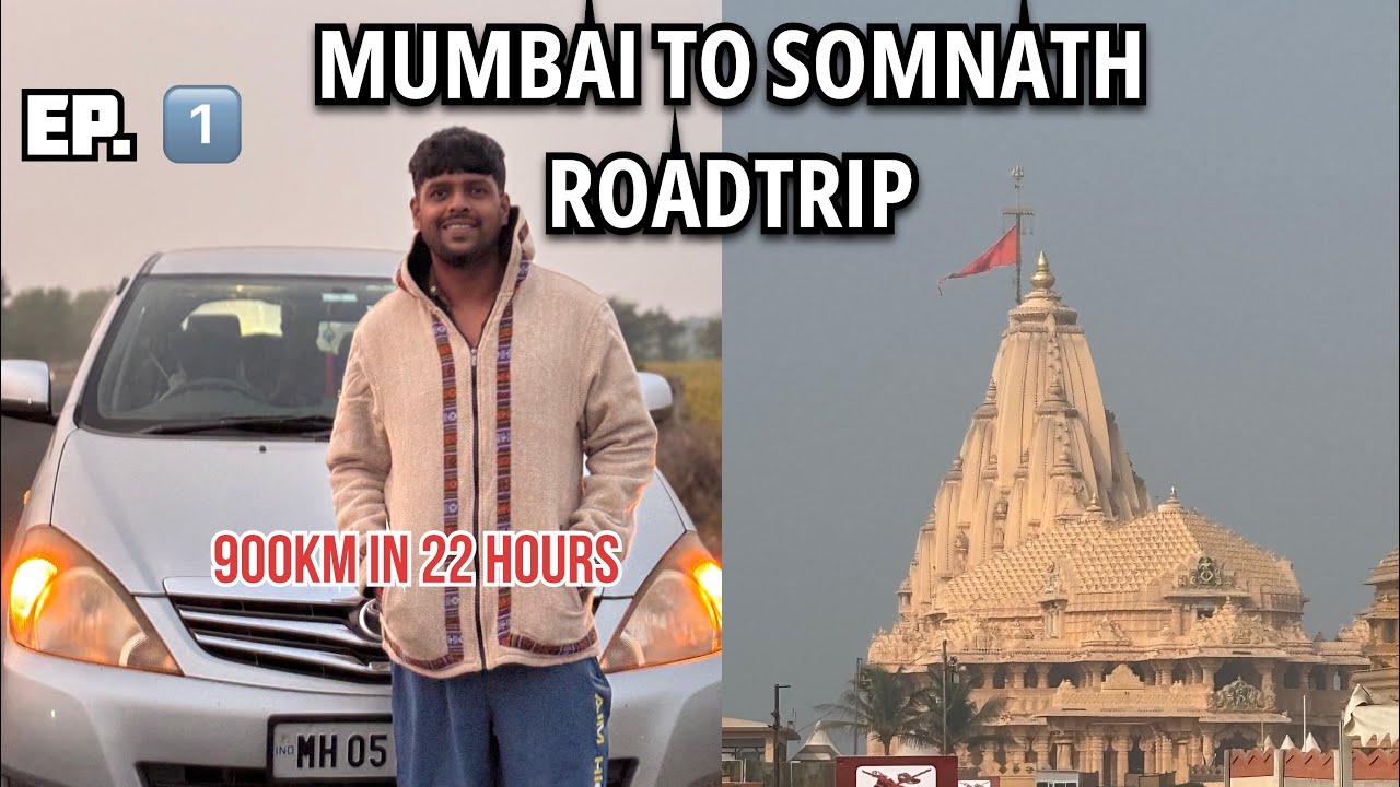 Somnath Temple Roadtrip || Mumbai to Somnath by road | ep 1
