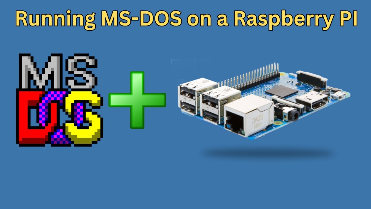I installed MS Dos on my Raspberry PI!