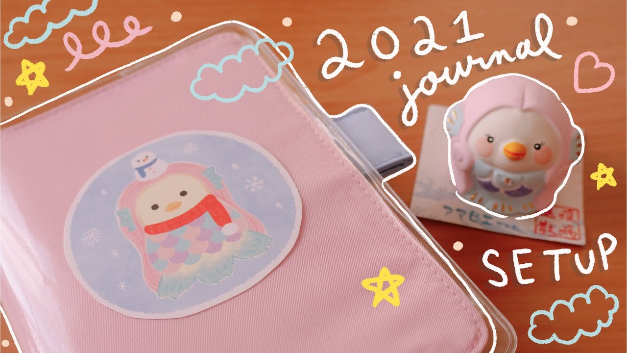 My Kawaii Journal Setup 2021 ✨ (Hobonichi Techo 2021 A6 Original Size) | Using Japanese Stationery