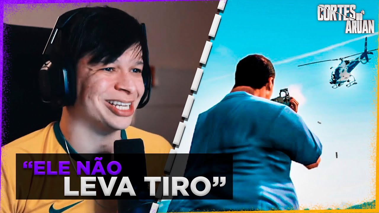 ARUAN REAGE A A POLICIA INVADIU MEU MORRO MAIS DESSA VEZ EU REVIDEI (RENATO GARCIA) -Cortes do Aruan