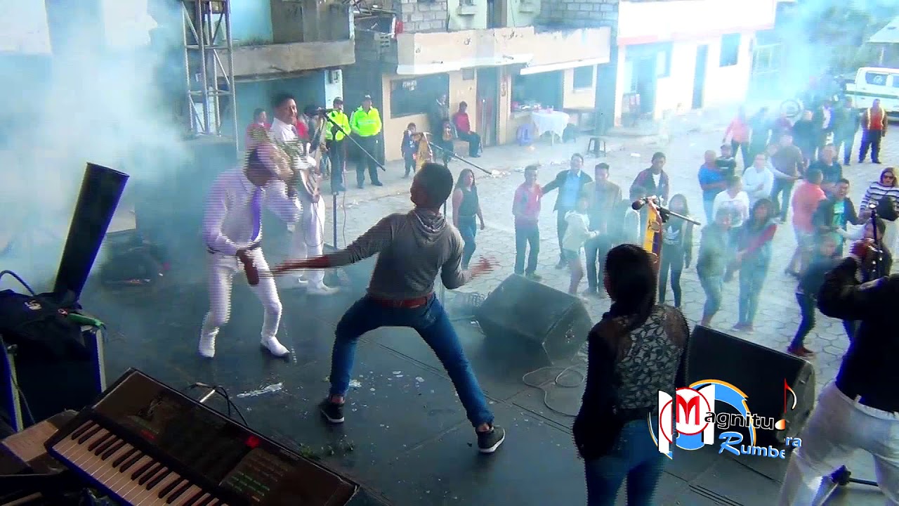 Magnitud Rumbera  EN VIVO  Latacunga  LANGUALÓ CHICO  2018  SHOW  DE LA MOTERITA  5- 5 -  SHOW