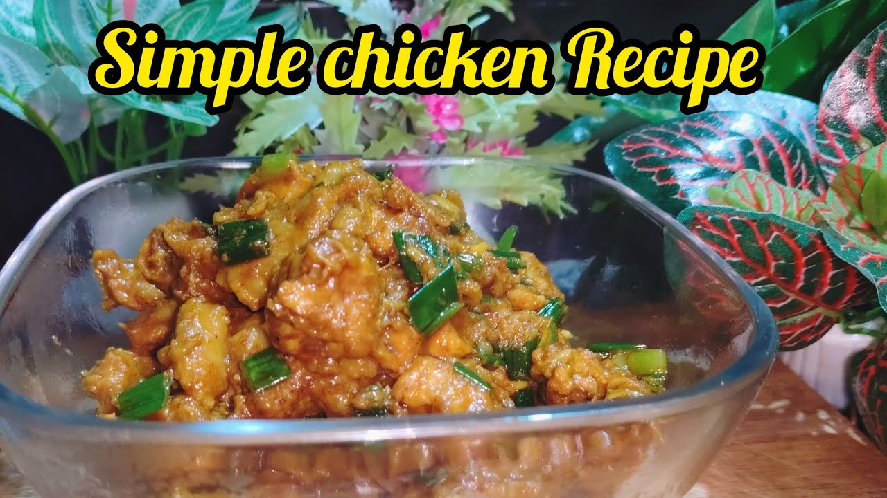 Very simple and Tasty chicken recipe 👌 #recipe #food #chiken #cooking 