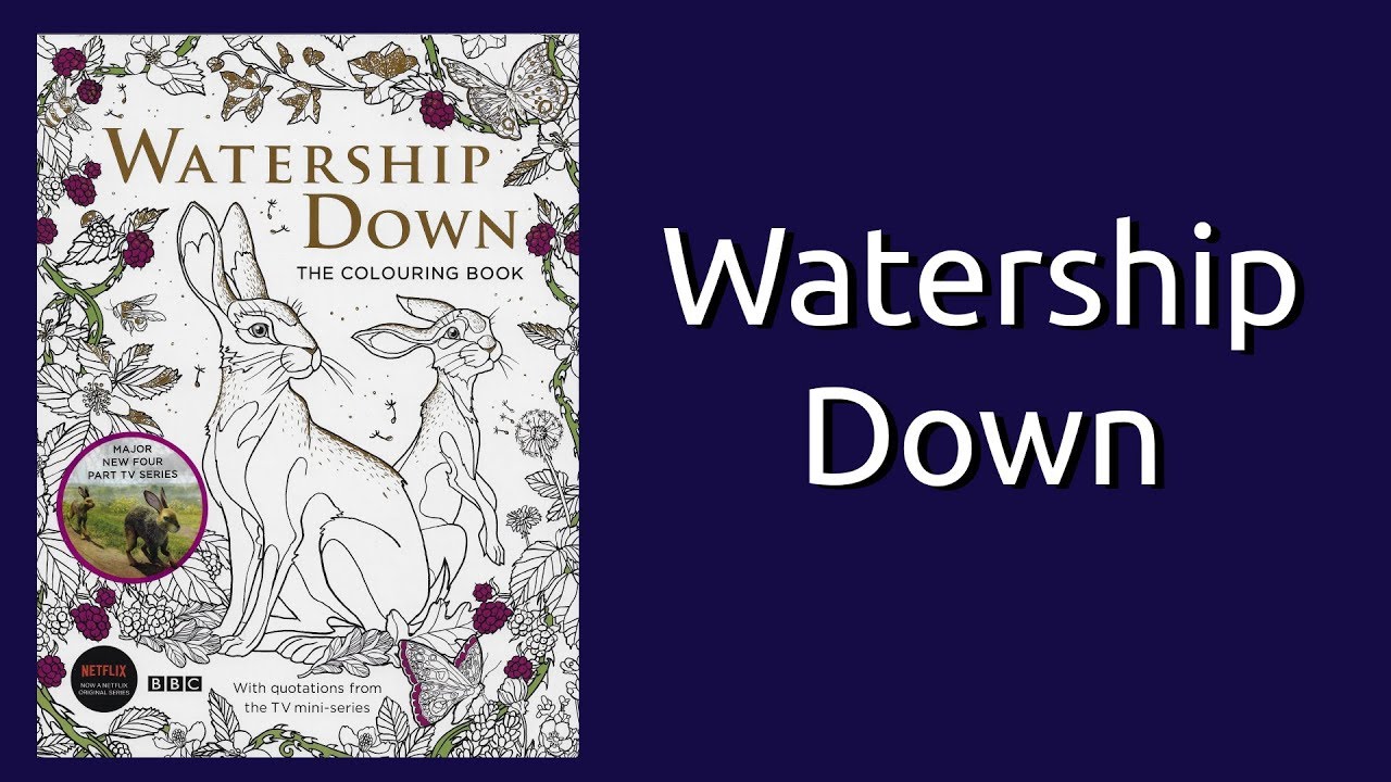 Coloring Book Flip Through: Watership Down
