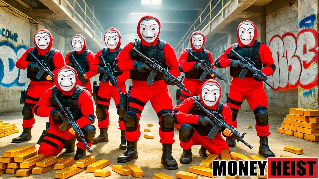PARKOUR VS MONEY HEIST! 6 | No ESCAPE from POLICE chase, Exits are closing fast (BELLA CIAO REMIX)
