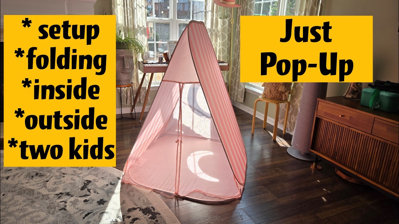 Kids Sleepover Tent Kit | Cozy Teepee Setup for Movie Nights & Playtime