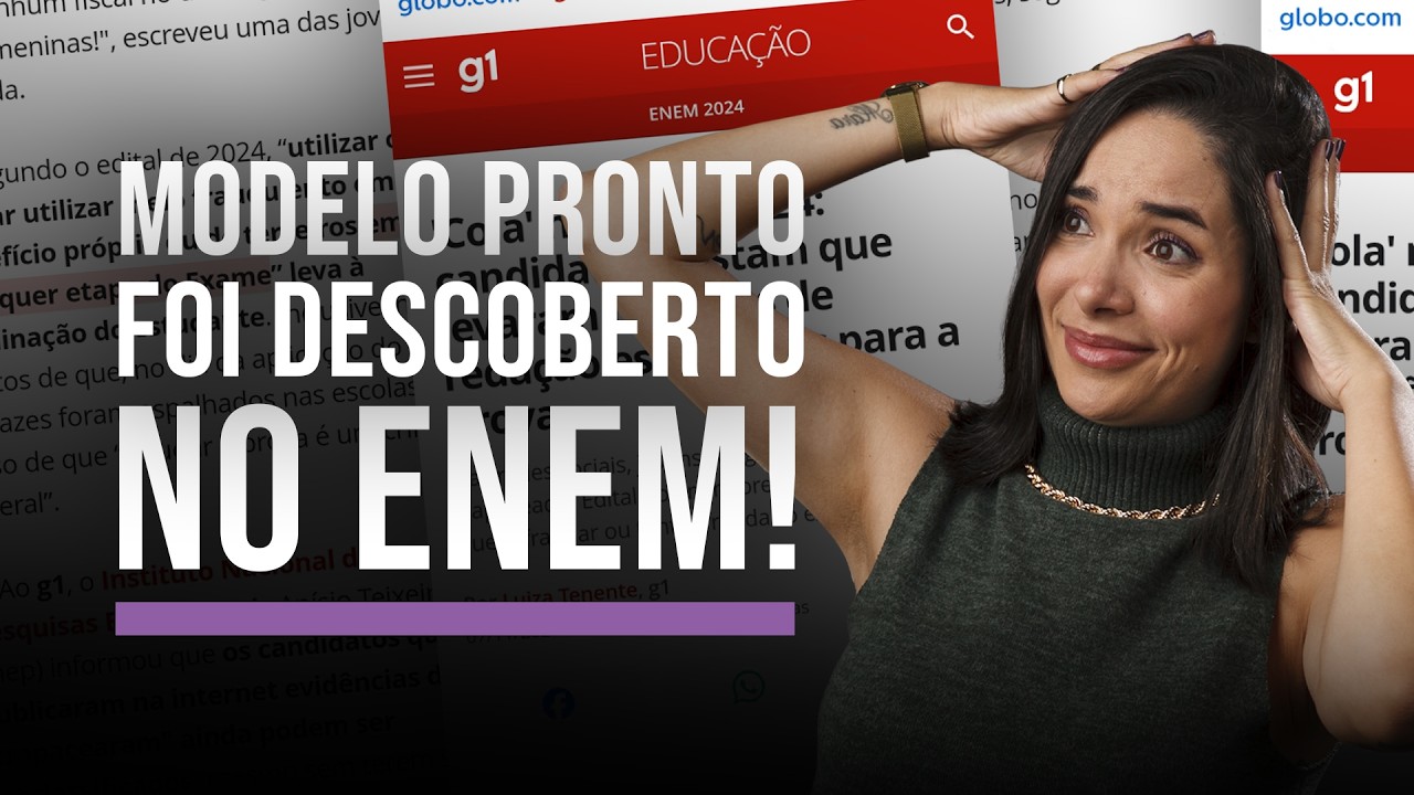 Usou Modelo de Redação e Zerou no ENEM 2024? Entenda o que aconteceu!