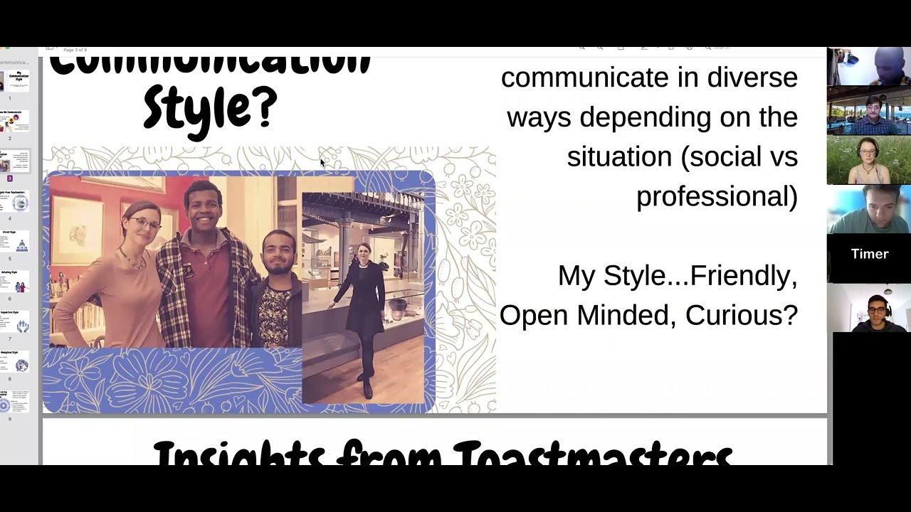 Katia Hougaard - Understanding Your Communication Style, Toastmasters Speech