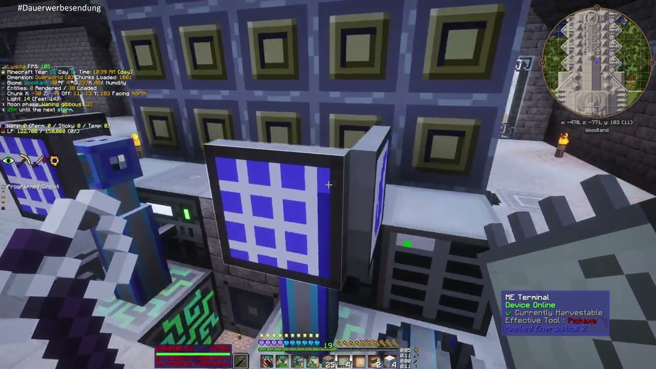 Minecraft - GregTech New Horizons - Folge 120 - 2x Quad-Mixer in Betrieb & Innenraumausbau