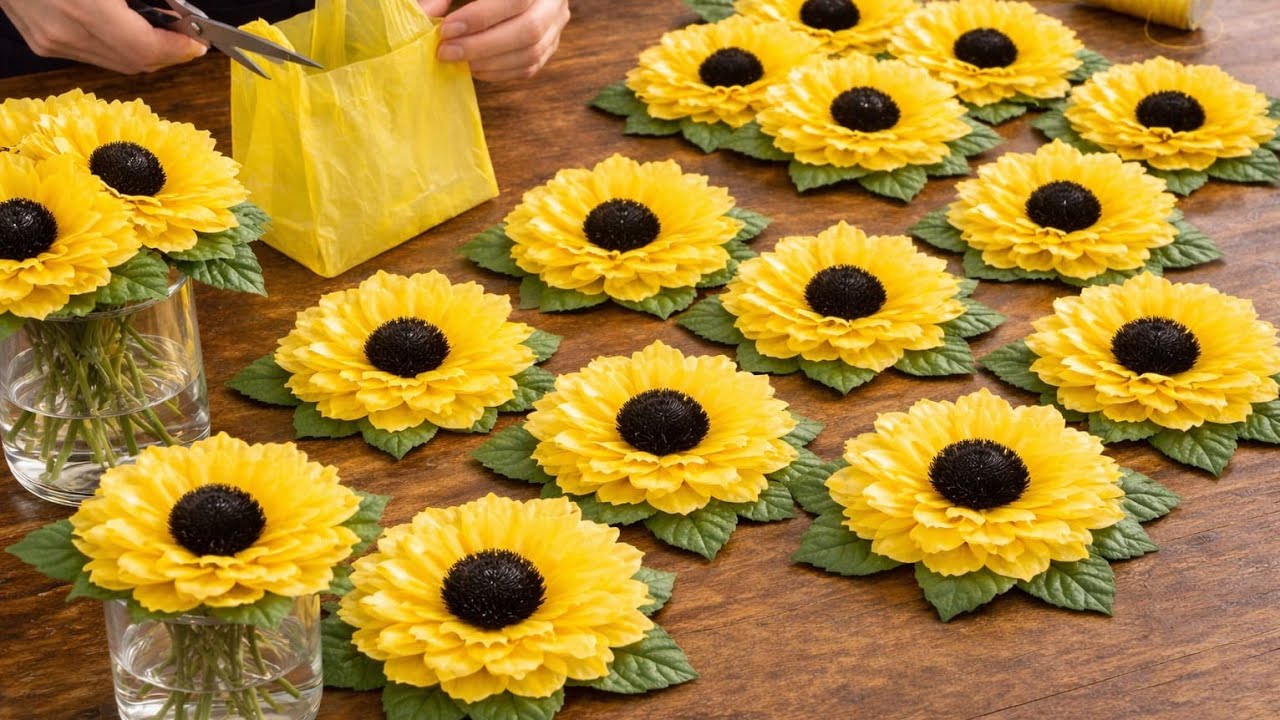 Flowers Making With Plastic Carry Bags | DIY | Carry Bags Re Use Ideas | Best Out Of Waste