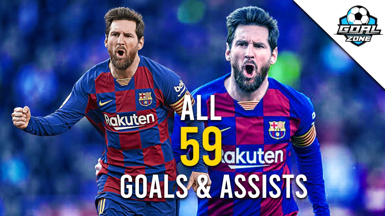 Lionel Messi All 59 Goals & Assists  2019/20