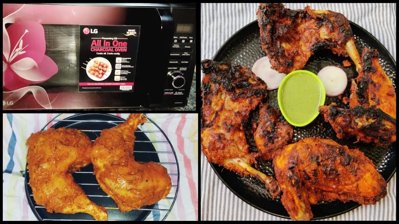 Chicken Tandoori In Microwave Oven Using LG-With English Subtitles|Chicken Tandoori in Oven-In tamil