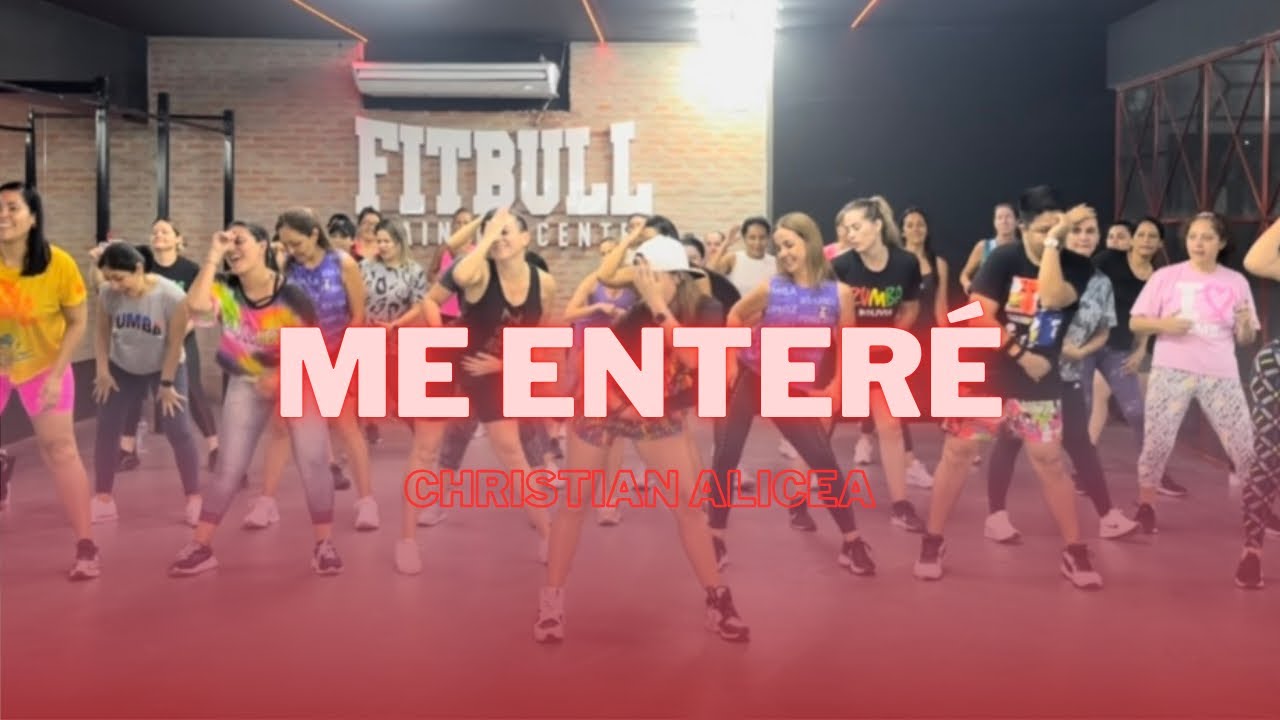 Me Enteré - Christian Alicea - ZUMBA - Coreografía Completa - ZinFabiWills