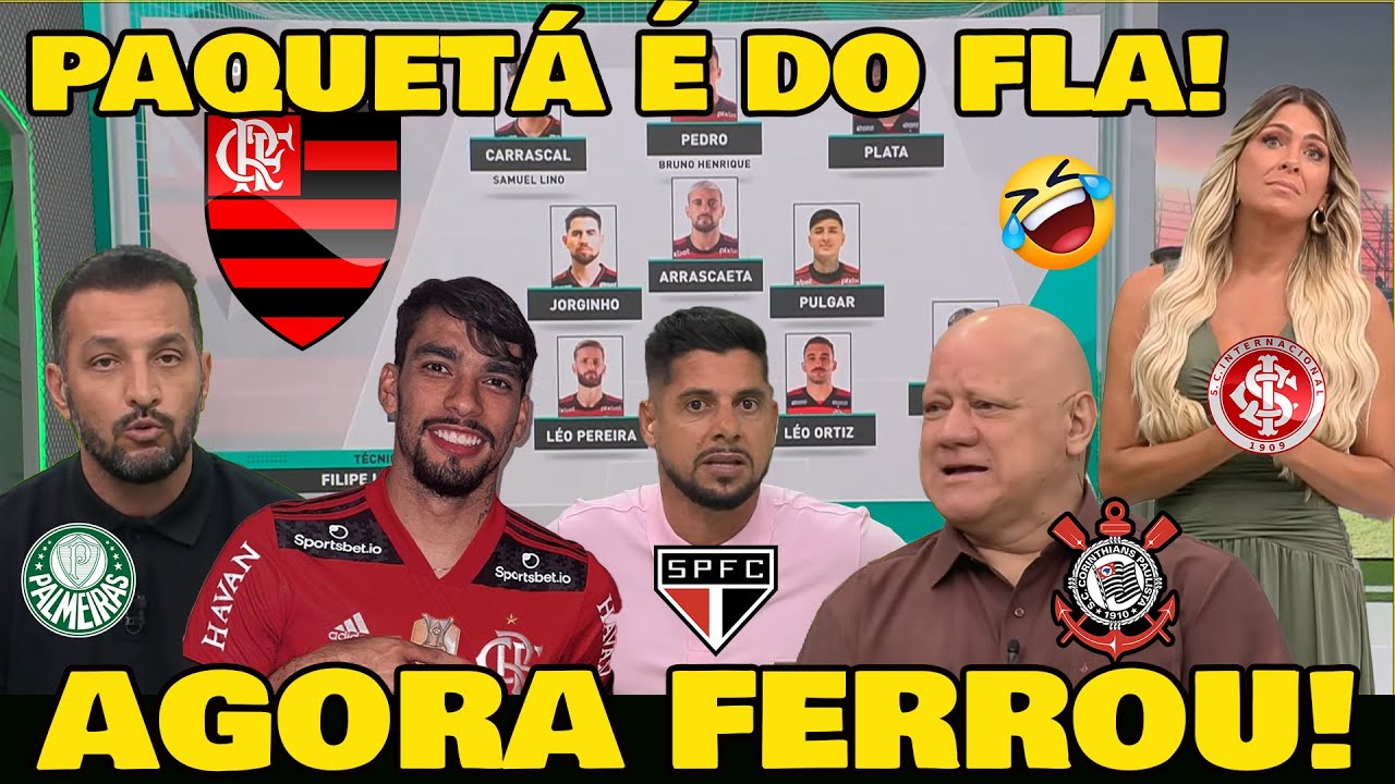 LUCAS PAQUETÁ É DO FLAMENGO! IMPRRENSA PAULISTA ESTÁ DESESPERADA COM O MENGÃO KKK