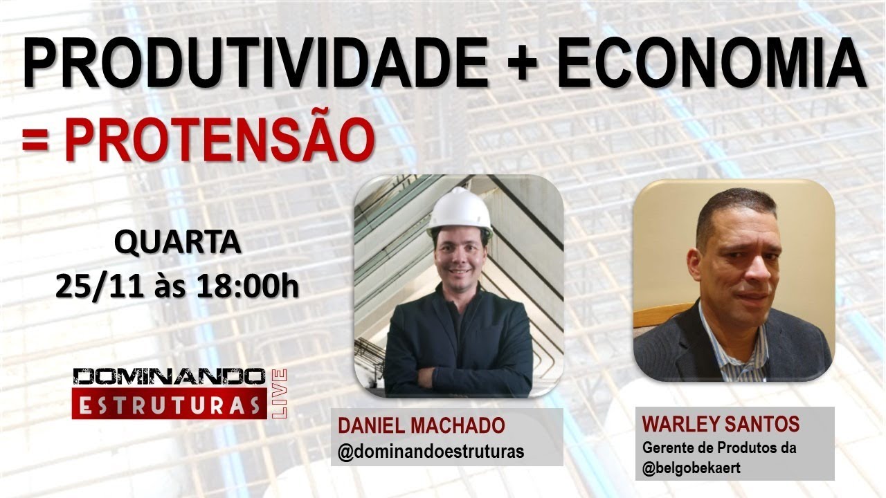 PRODUTIVIDADE +  ECONOMIA = PROTENSÃO