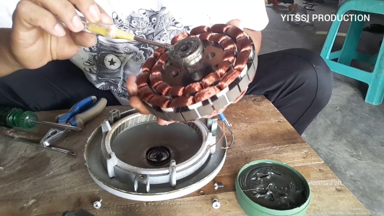 #Cara Mudah Memperbaiki Kipas Angin Gantung Mati Total#
