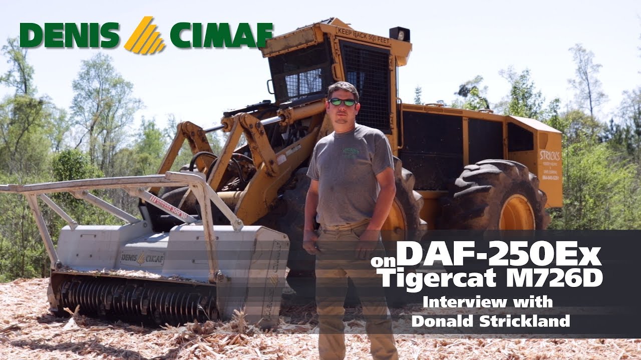 Interview with Donald Strickland - DAF-250Ex - Tigercat M726D - DENISCIMAF.com