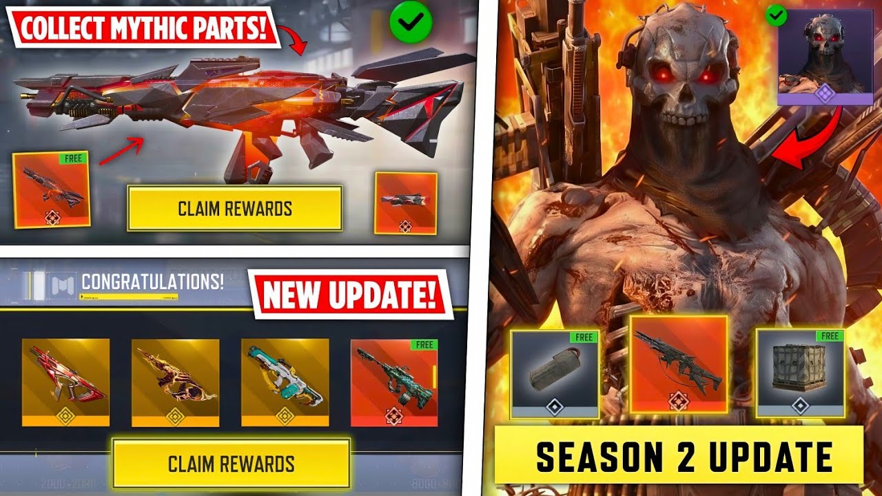 Season 2 HUGE Update! FREE Mythics | All New Content | New Events | Legendary Skins & More!