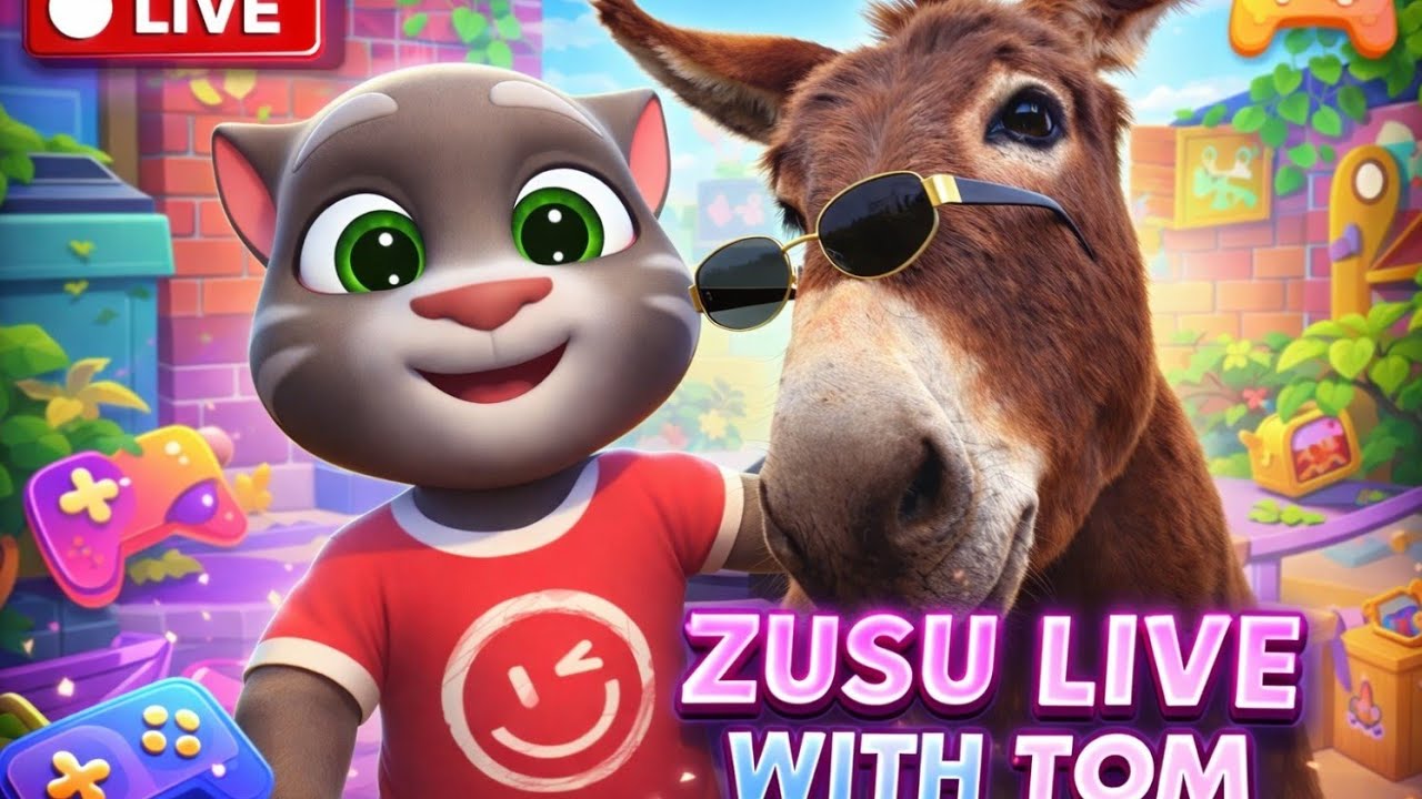 My Talking tom live today 🤡👻