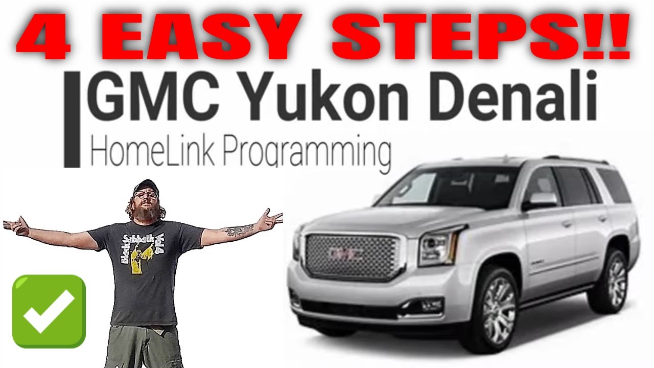 Как запрограммировать GMC Yukon Denali Homelink на открывание гаражных ворот