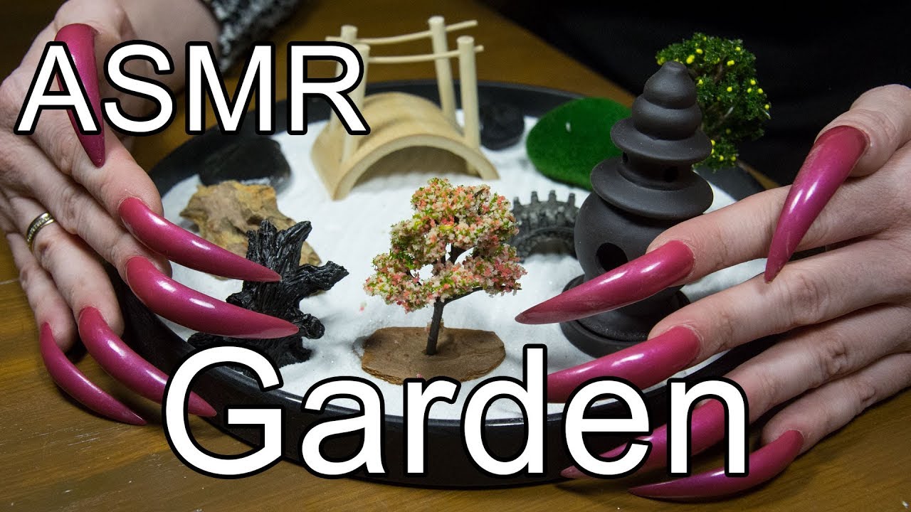 ASMR ICNBUYS Zen сад распаковка длинные когти ногти супер звук АСМР
