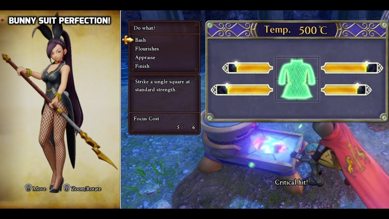 Dragon Quest XI - Bunny Suit Perfection (Crafting Bunny Suit +3)