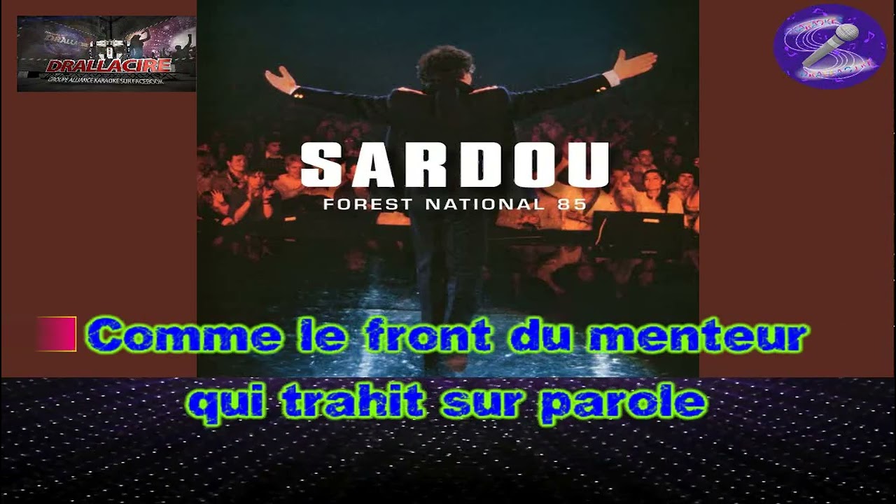 Karaoké Michel sardou - Rouge (Live 1985 Forest National)
